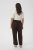 Kaffe Curve Mille Wide Pants Coffee Brown - Pantaloni in tessuto - 