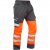 Leo Bideford Ecoviz Poly/Cotton Cargo Trouser Hi-Vis Orange/Grey - Abbigliamento da lavoro - Abbigliamento da Lavoro Taglie Forti Uomo
