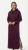 Nora Mikken MARTINA Maxi Hoodie Dress Mauve Wine - ABBIGLIAMENTO DA DONNA XS-XXL - 