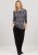 Scandinavian Caramel Tiny Flower Petals Blouse Light Blue - T-shirt stampate da donna - 
