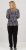 Scandinavian Caramel Tiny Flower Petals Blouse Light Blue - T-shirt stampate da donna - 