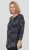 Scandinavian Caramel Triangles Tunic Dark Blue - T-shirt stampate da donna - 