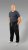 20 Nodi Ponente Long Leg Sports Pants in Combed Fleece Cotton Black - Pantaloni & pantaloncini tuta - Pantaloni Tuta Uomo Taglie Forti