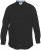 D555 Richard Long Sleeve Oxford Shirt Black - Camicie - Camicie Taglie Forti Uomo