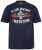 JP1880 T-Shirt Short Sleeve Chest Print Navy - Magliette - Magliette Uomo Taglie Forti