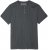 Adamo Silas Regular fit Serafino T-shirt Charcoal - Magliette - Magliette Uomo Taglie Forti
