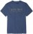 Adamo Simon Regular fit Printed T-shirt Denim Blue - Magliette - Magliette Uomo Taglie Forti