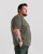 Motley Denim Stockholm T-shirt Dark Khaki - Magliette - Magliette Uomo Taglie Forti