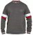 D555 Terrence Sweatshirt Charcoal - Felpe & felpe con cappuccio - Felpe & Felpe con Cappuccio Uomo Taglie Forti