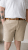 Kam Jeans 3402 Belted Dobby Weave Stretch Chino Shorts Beige - Shorts - Pantaloncini Uomo Taglie Forti