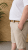 Kam Jeans 3402 Belted Dobby Weave Stretch Chino Shorts Beige - Shorts - Pantaloncini Uomo Taglie Forti