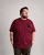 Motley Denim Milan T-shirt Rosso - Magliette - Magliette Uomo Taglie Forti