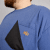 Motley Denim Milan T-shirt Indigo chiaro - Magliette - Magliette Uomo Taglie Forti