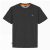 Motley Denim Stockholm T-shirt Charcoal - Magliette - Magliette Uomo Taglie Forti