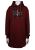 Nora Mikken KADRI WHITE Long Hoodie Burgundy - Felpe & felpe con cappuccio - 