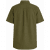 Motley Denim Zagreb Camicia a maniche corte Khaki scuro - Camicie - Camicie Taglie Forti Uomo