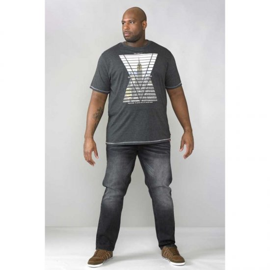D555 Benson Tapered Fit Stretch Jeans Stonewash TALL SIZES - ABBIGLIAMENTO UOMO MT-6XLT - Taglie Tall Uomo
