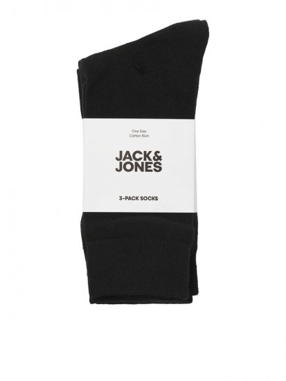 Jack & Jones Rafael Calzini Nero confezione da 3 - Intimo & costumi da bagno - Intimo Taglie Forti Uomo
