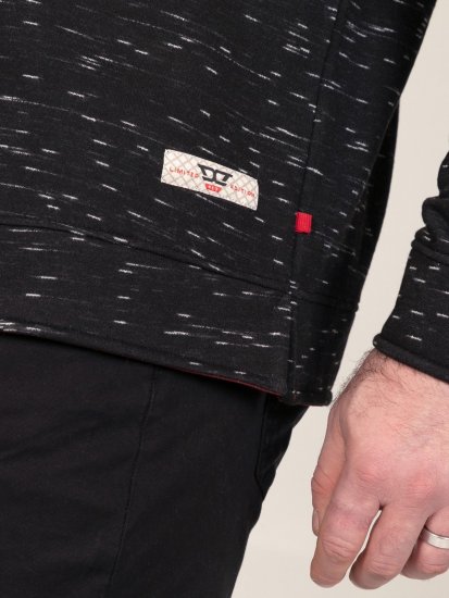 D555 Chandler Reno 1/4 Zip Neck Sweatshirt With Bear Logo Nero - Felpe & felpe con cappuccio - Felpe & Felpe con Cappuccio Uomo Taglie Forti
