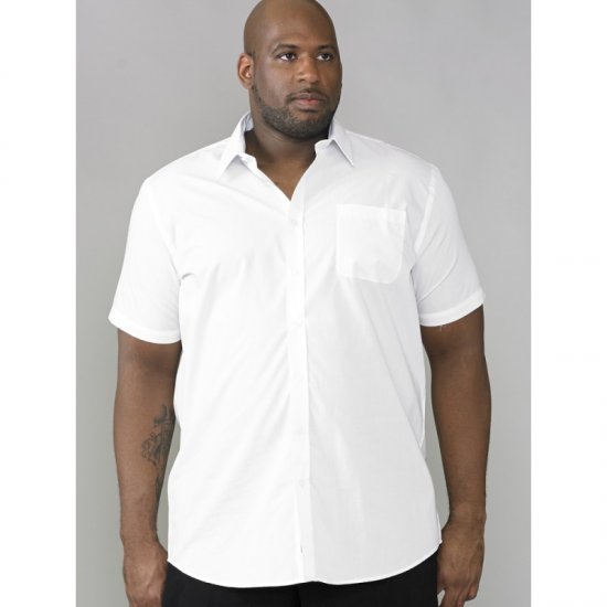 D555 Delmar Easy Iron-Shirt White - Camicie - Camicie Taglie Forti Uomo