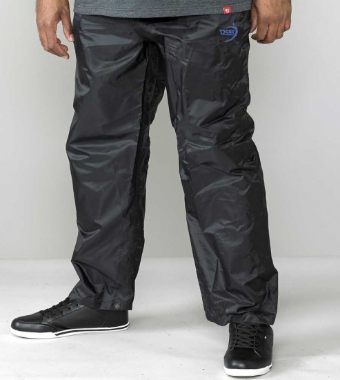 D555 Elba "Packaway" Rain Pants Black - Abbigliamento sportivo & Outdoor - Abbigliamento Sportivo Uomo Taglie Forti
