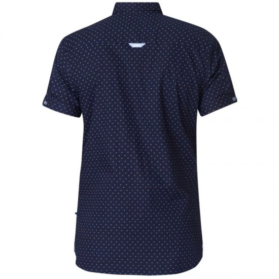 D555 Kurt Printed Short Sleeve Shirt - Camicie - Camicie Taglie Forti Uomo