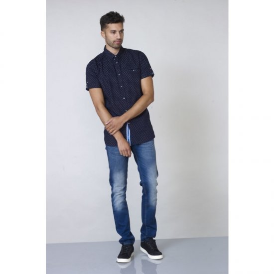 D555 Kurt Printed Short Sleeve Shirt - Camicie - Camicie Taglie Forti Uomo
