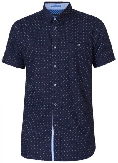 D555 Kurt Printed Short Sleeve Shirt - Camicie - Camicie Taglie Forti Uomo
