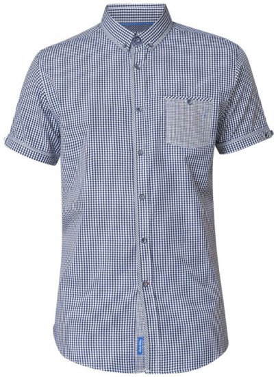 D555 Hank Gingham Short Sleeve Shirt - Camicie - Camicie Taglie Forti Uomo