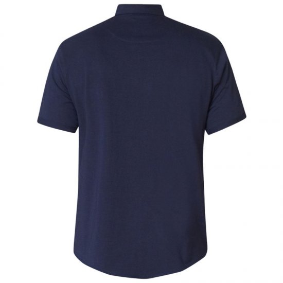 D555 Beaver Couture Jersey Shirt Navy - Camicie - Camicie Taglie Forti Uomo