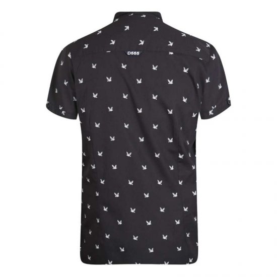 D555 Marley Shirt Black - Camicie - Camicie Taglie Forti Uomo