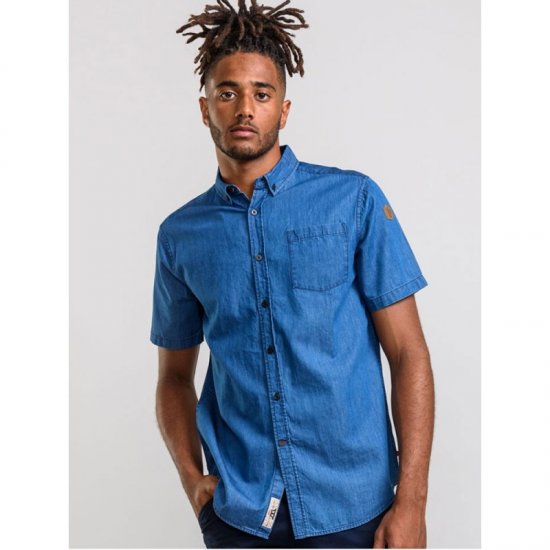 D555 Arnold Denim Shirt - Camicie - Camicie Taglie Forti Uomo