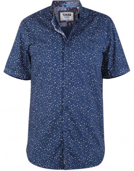 D555 FINDON Print Shirt - Camicie - Camicie Taglie Forti Uomo