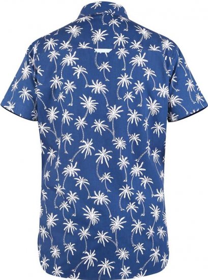 D555 BURLEY Palm Tree Print Shirt - Camicie - Camicie Taglie Forti Uomo