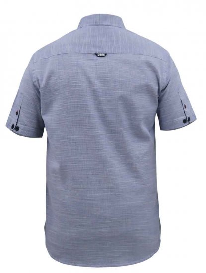 D555 Hadley S/S Micro Dog Tooth Check Shirt - Camicie - Camicie Taglie Forti Uomo