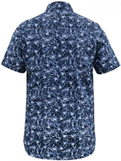 D555 Padbury Floral Ao Printed S/S Shirt Navy - Camicie - Camicie Taglie Forti Uomo
