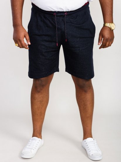 D555 Tunstall Elasticated Waist Sweatshorts Denim - Pantaloni & pantaloncini tuta - Pantaloni Tuta Uomo Taglie Forti