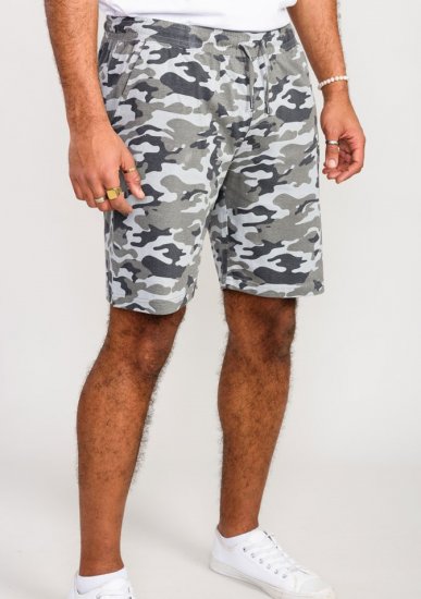 D555 Carlton Elasticated Waist Jersey Camo Shorts - Pantaloni & pantaloncini tuta - Pantaloni Tuta Uomo Taglie Forti