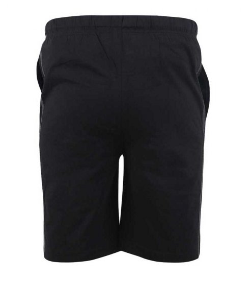 D555 Ryan Jersey Shorts 2-pack Black/Charcoal - Pantaloni & pantaloncini tuta - Pantaloni Tuta Uomo Taglie Forti