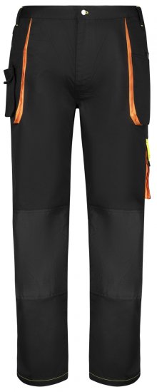Adamo 109110 Pantaloni da lavoro neri - Abbigliamento da lavoro - Abbigliamento da Lavoro Taglie Forti Uomo