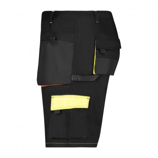 Adamo 109120 Pantaloncini da lavoro neri - Abbigliamento da lavoro - Abbigliamento da Lavoro Taglie Forti Uomo