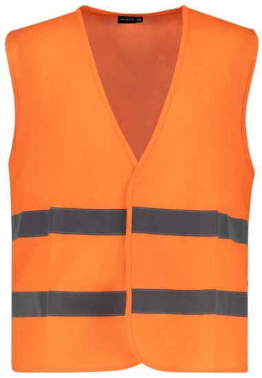 Adamo 109140 Gilet alta visibilità arancione - Abbigliamento da lavoro - Abbigliamento da Lavoro Taglie Forti Uomo