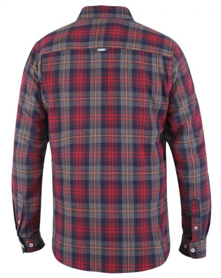 D555 Abbot LS Flannel Shirt - Camicie - Camicie Taglie Forti Uomo