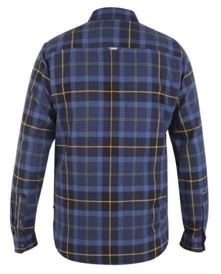 D555 Helston LS Flannel Shirt - Camicie - Camicie Taglie Forti Uomo