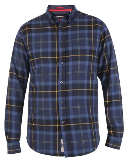 D555 Helston LS Flannel Shirt - Camicie - Camicie Taglie Forti Uomo