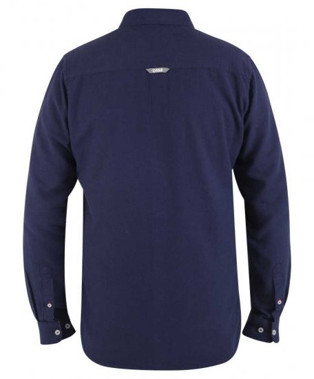 D555 Sennon LS Linen Mix Shirt - Camicie - Camicie Taglie Forti Uomo