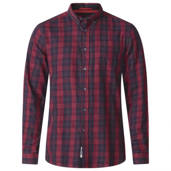 D555 Theo Long Sleeve Check Shirt - Camicie - Camicie Taglie Forti Uomo