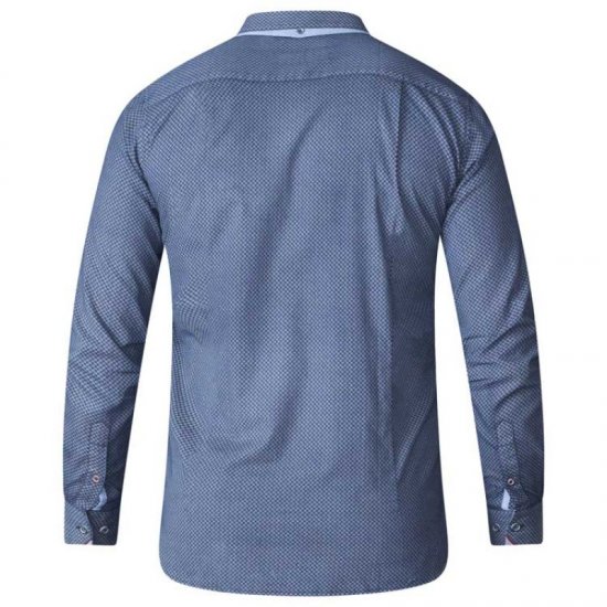 D555 Kermit Long Sleeve Printed Shirt - Camicie - Camicie Taglie Forti Uomo