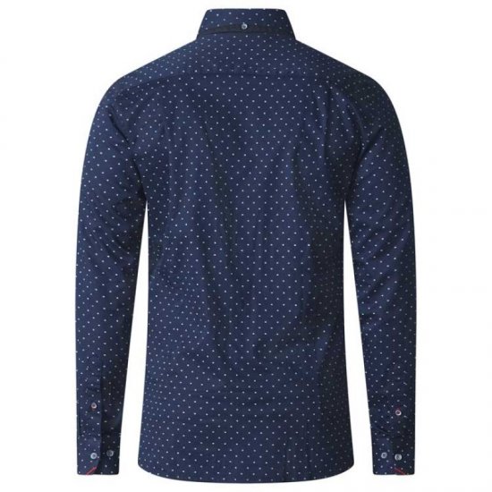 D555 Rashard Long Sleeve Printed Shirt - Camicie - Camicie Taglie Forti Uomo