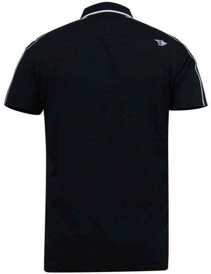 D555 Sussex Jersey Polo Shirt Dark Navy - Polo - Polo Uomo Taglie Forti